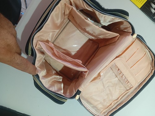 Beautycase viaggio nero con - da,