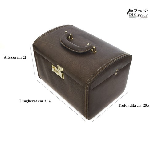 Beauty case bauletto - , pelle