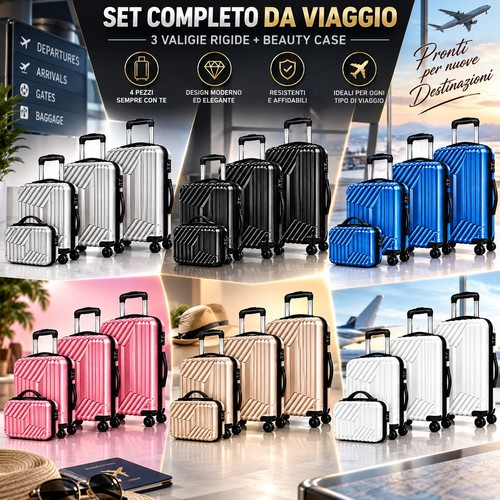 Set valigie viaggio - set,
