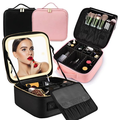 Beauty case con specchio - , luce